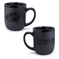 WinCraft Columbus Blue Jackets 17oz. Black Tonal Ceramic Mug