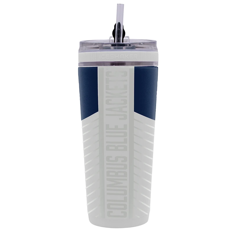 WinCraft Columbus Blue Jackets 26oz 4D Flex Ice Shaker Bottle