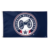 Drapeau de luxe WinCraft Columbus Blue Jackets 91 x 152 cm (3 pi x 5 pi) à une face, équipe principale