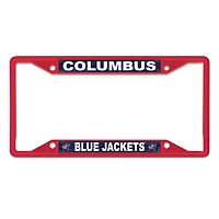 Cadre de plaque d'immatriculation couleur chrome WinCraft Columbus Blue Jackets