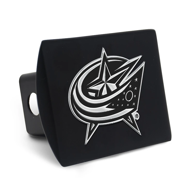 Housse d'attelage WinCraft Columbus Blue Jackets en métal chromé de qualité supérieure avec logo