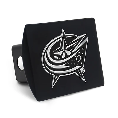 Housse d'attelage WinCraft Columbus Blue Jackets en métal chromé de qualité supérieure avec logo