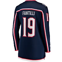 Maillot de joueur à domicile Premier Breakaway des Columbus Blue Jackets la marine Adam Fantilli Fanatics pour femmes