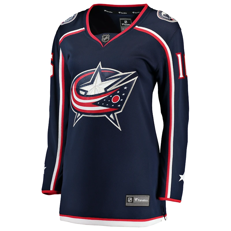 Maillot de l'équipe féminine Fanatics Brendan Gaunce bleu marine des Columbus Blue Jackets à domicile Breakaway
