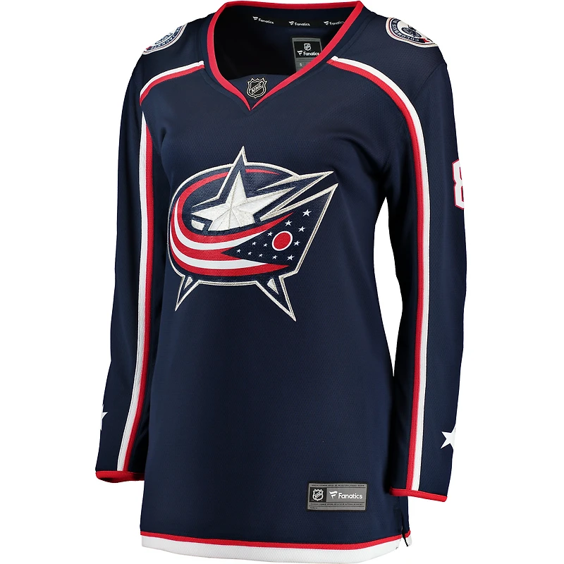 Maillot Breakaway Fanatics Zach Werenski pour femmes, bleu marine, Columbus Blue Jackets