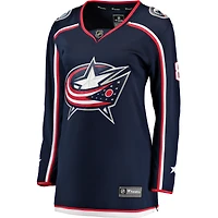 Maillot Breakaway Fanatics Zach Werenski pour femmes, bleu marine, Columbus Blue Jackets