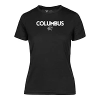 Women's Levelwear  Black Columbus Blue Jackets Maddox City Capsule T-Shirt