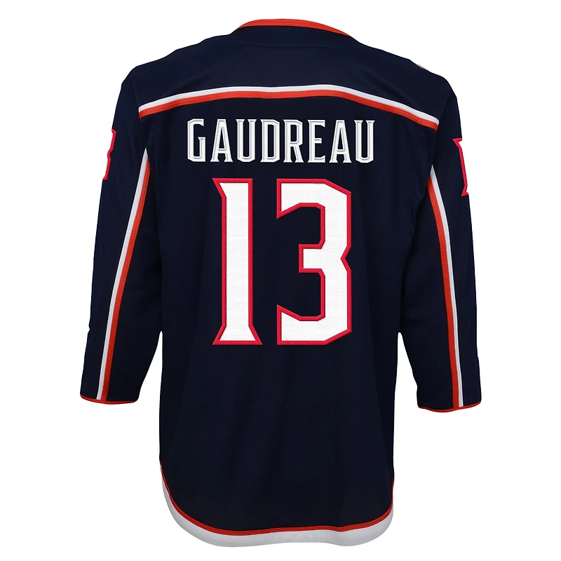 Youth Johnny Gaudreau Navy Columbus Blue Jackets 2022/23 Premier Player Jersey