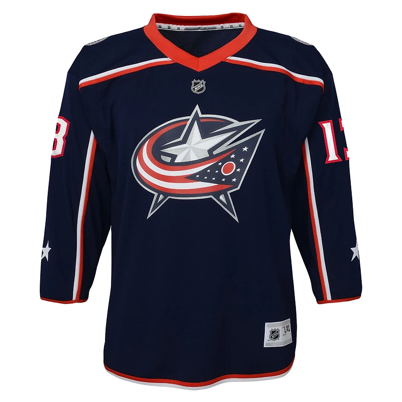 Youth Johnny Gaudreau Navy Columbus Blue Jackets Replica Player Jersey