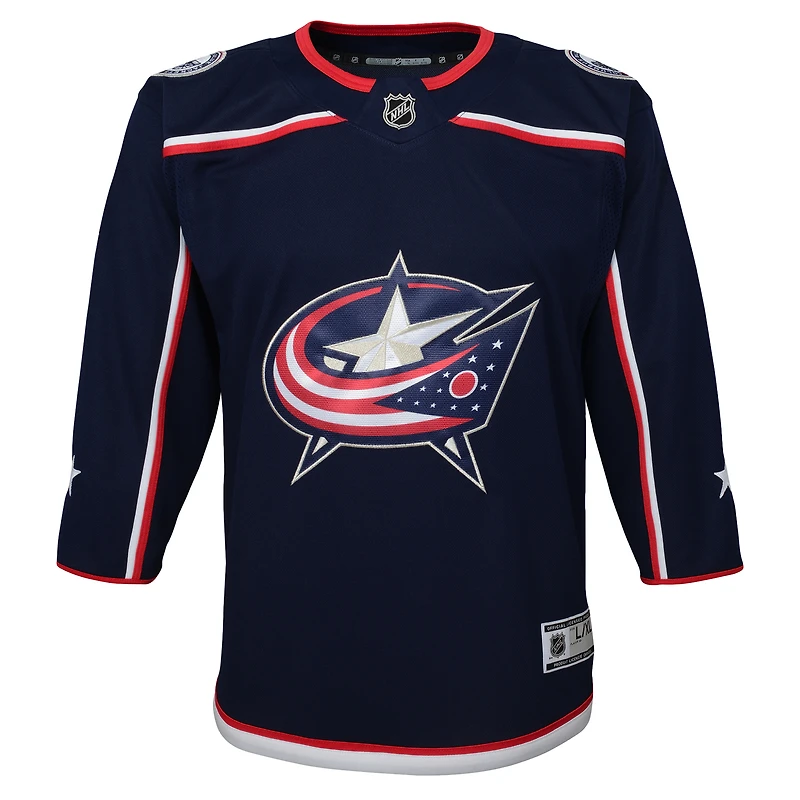 Youth Navy Columbus Blue Jackets Home Premier Jersey