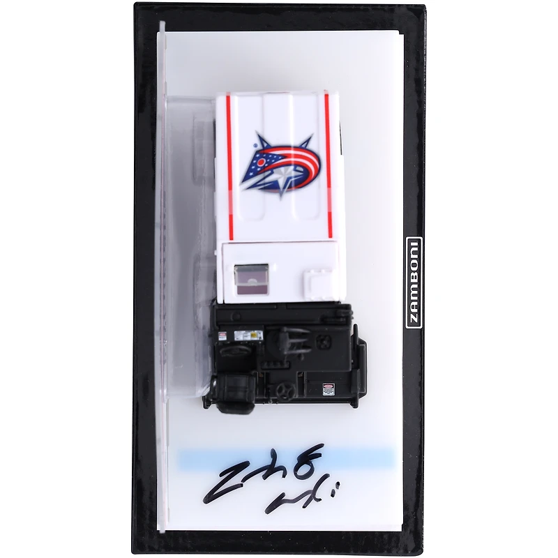 Zach Werenski Columbus Blue Jackets Autographed 1:43 Scale Die-Cast Zamboni