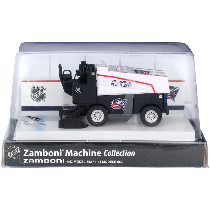 Zach Werenski Columbus Blue Jackets Autographed 1:43 Scale Die-Cast Zamboni