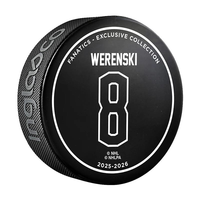 Zach Werenski Columbus Blue Jackets Autographed 2026 Norris Trophy Winner Hockey Puck - Limited Edition of 108