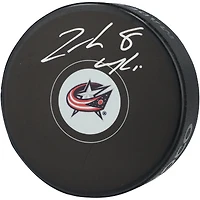 Rondelle de hockey autographiée par Zach Werenski des Blue Jackets de Columbus