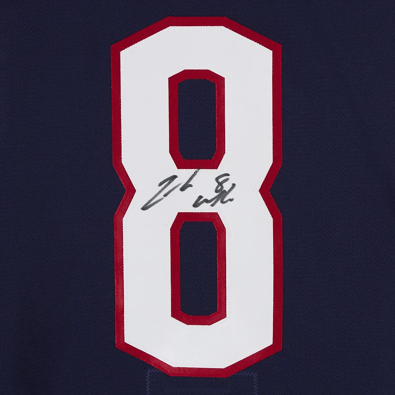 Zach Werenski Columbus Blue Jackets Autographed Navy Fanatics Authentic Pro Jersey  