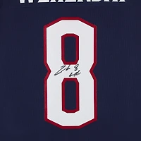 Zach Werenski Columbus Blue Jackets Autographed Navy Fanatics Premium Jersey  