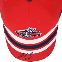 Casquette rétro inversée autographiée de Zach Werenski, Columbus Blue Jackets