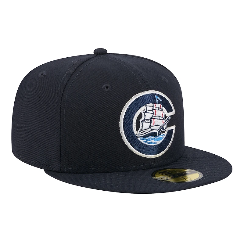 Casquette ajustée 59FIFTY bleu marine Columbus Clippers Theme Nights de New Era pour homme