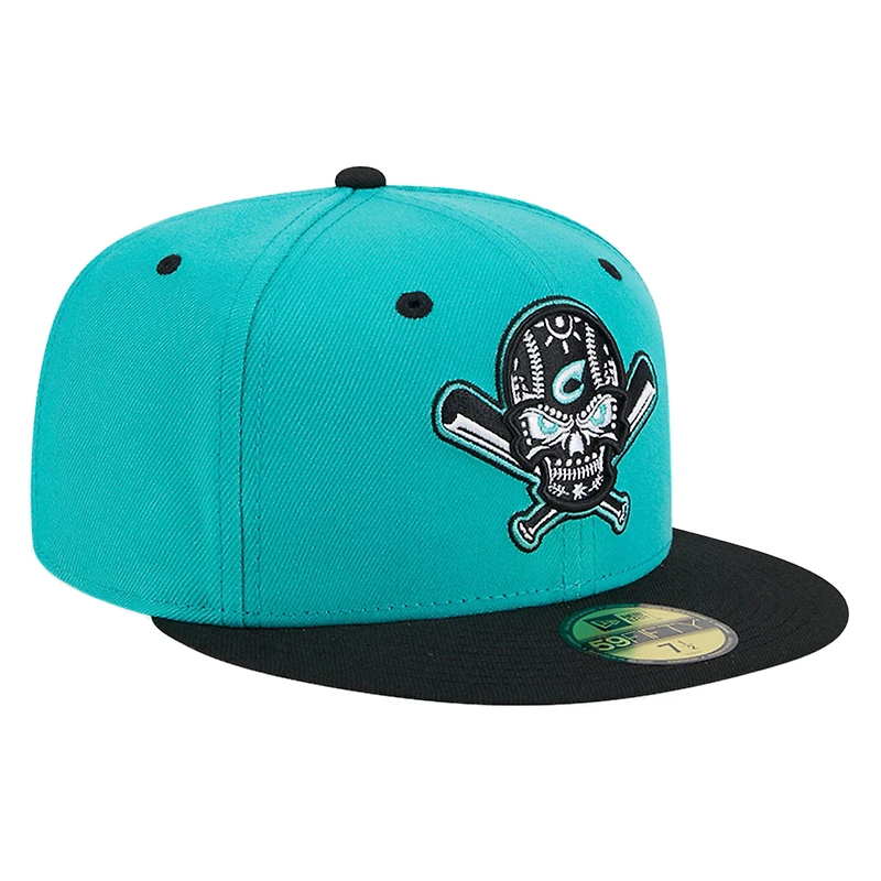 Casquette ajustée New Era Columbus Clippers Copa de la Diversión 59FIFTY pour hommes, bleu sarcelle