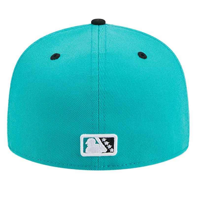 Casquette ajustée New Era Columbus Clippers Copa de la Diversión 59FIFTY pour hommes, bleu sarcelle