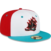 Casquette ajustée New Era Columbus Clippers Copa De La Diversion 59FIFTY pour homme, blanche