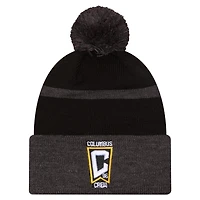  New Era  Gray Columbus Crew 2025 Kickoff Cuffed Knit Hat with Pom
