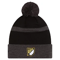  New Era  Gray Columbus Crew 2025 Kickoff Cuffed Knit Hat with Pom