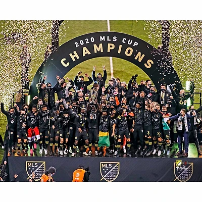 Photographie non signée du Columbus Crew, champion de la MLS Cup 2020