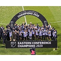 Photo non signée des champions de la finale Conférence Est Coupe MLS 2020 Columbus Crew