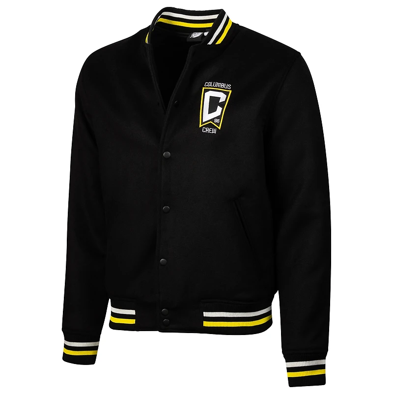 Veste universitaire en laine noire Columbus Crew Free Kick pour homme de Sport Design Sweden