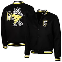 Veste universitaire en laine noire Columbus Crew Free Kick pour homme de Sport Design Sweden