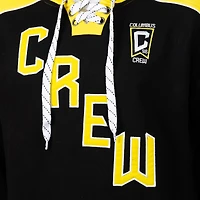 Men's Sport Design Sweden  Black Columbus Crew Hat Trick Hockey Pullover Hoodie