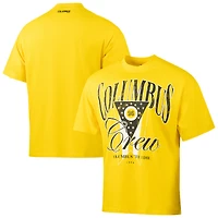 T-shirt Sport Design Sweden Gold Columbus Crew pour homme, ville natale