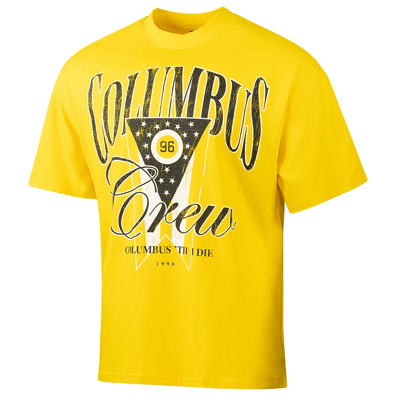 T-shirt Sport Design Sweden Gold Columbus Crew pour homme, ville natale