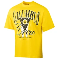 T-shirt Sport Design Sweden Gold Columbus Crew pour homme, ville natale