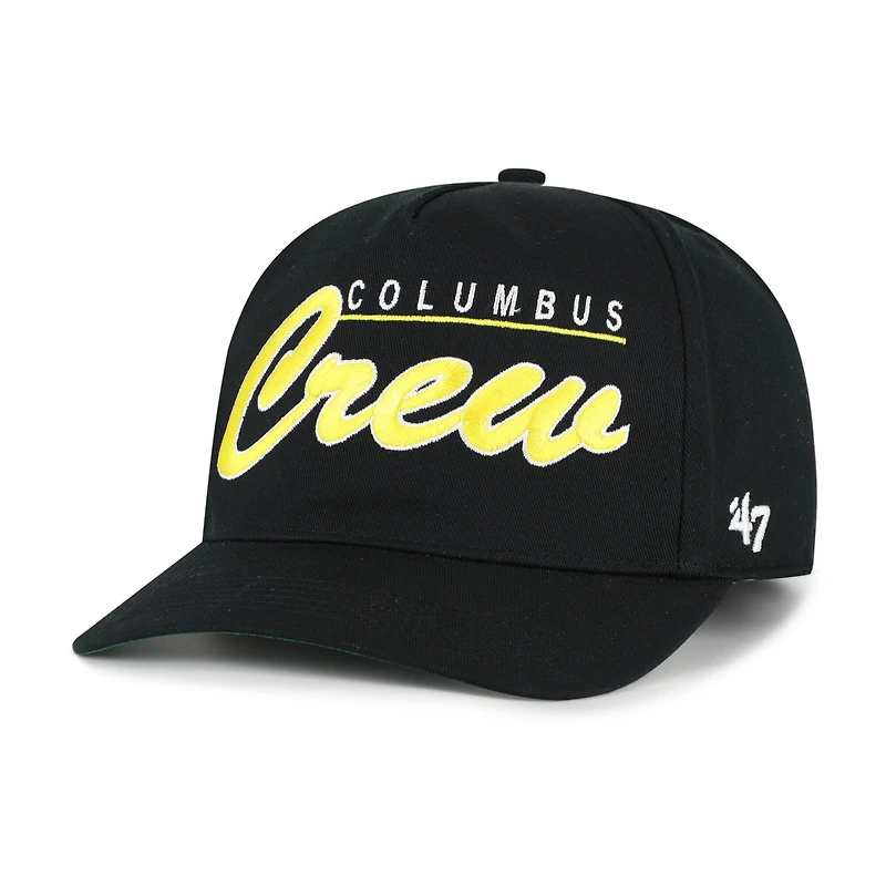 Men's '47 Black Columbus Crew Brushmark Hitch Adjustable Hat