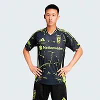 Men's adidas Black Columbus Crew 2025 The Goosebumps Kit Authentic Jersey