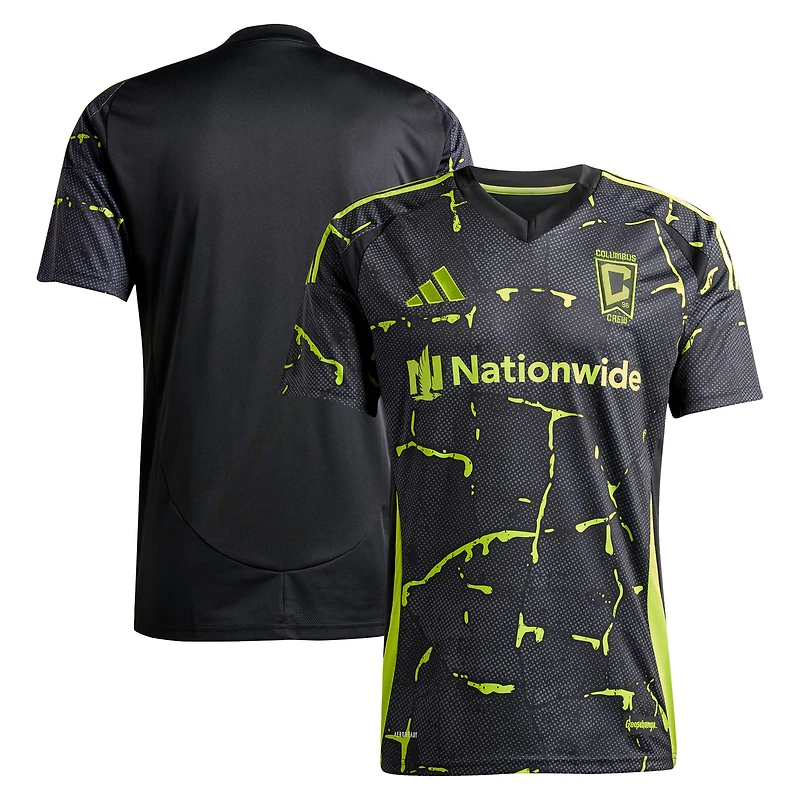 Men's adidas Black Columbus Crew 2025 The Goosebumps Kit Replica Jersey