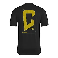 Men's adidas  Black Columbus Crew 2026 Anthem AEROREADY Pregame T-Shirt