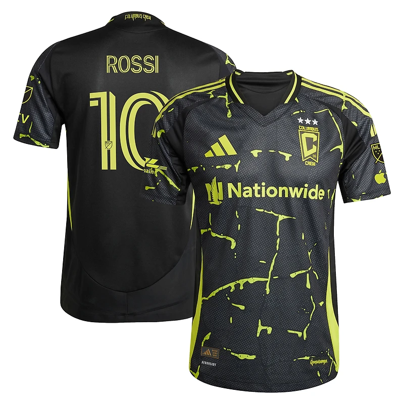 Maillot de joueur authentique adidas Diego Rossi Columbus Crew 2025 The Goosebumps Kit pour homme