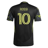 Men's adidas Diego Rossi Black Columbus Crew 2025 The Goosebumps Kit Authentic Player Jersey