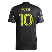 Men's adidas Diego Rossi Black Columbus Crew 2025 The Goosebumps Kit Replica Player Jersey