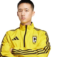 Men's adidas Gold/Black Columbus Crew 2025 Anthem Reversible Full-Zip Jacket
