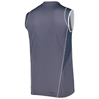 Men's adidas Gray Columbus Crew 2023 On-Field Sleeveless Training Jersey