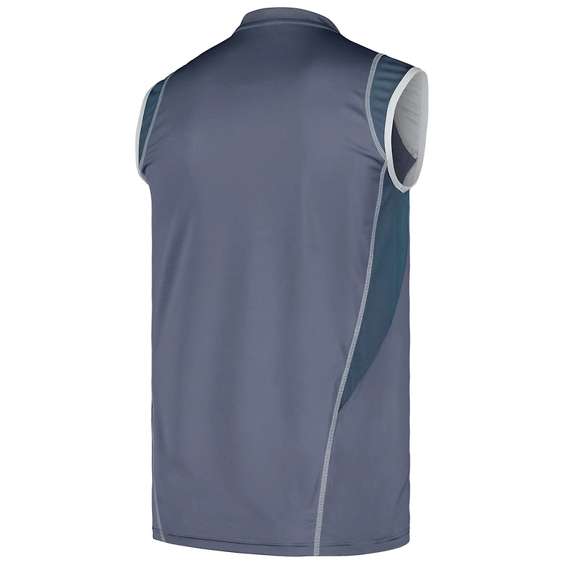 Men's adidas Gray Columbus Crew 2024 AREOREADY Sleeveless Training Jersey