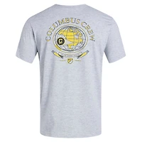 T-shirt adidas Columbus Crew World Pitch gris chiné pour homme