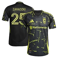 Men's adidas Sean Zawadzki Black Columbus Crew 2025 The Goosebumps Kit Authentic Player Jersey