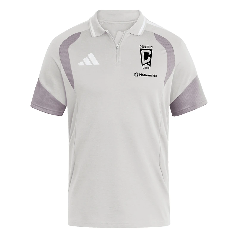 Men's adidas Silver Columbus Crew 2026 Tiro Competition Polo