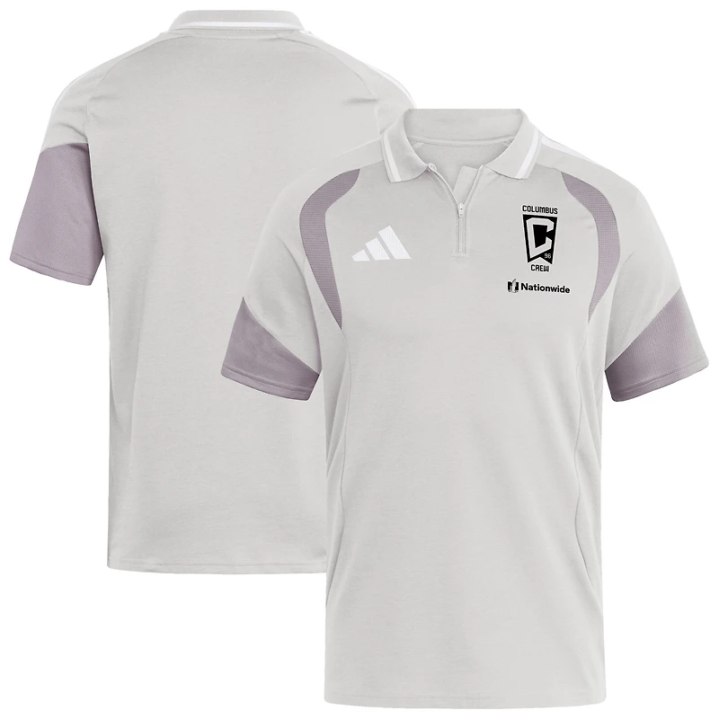 Men's adidas Silver Columbus Crew 2026 Tiro Competition Polo