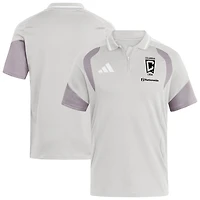 Men's adidas Silver Columbus Crew 2026 Tiro Competition Polo